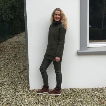 Haakpatroon Stoere Coltrui voor dames - Handmadejolie, Ophalen of Verzenden, Nieuw