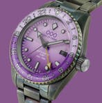 Out of Order - DARK VIOLET AUTOMATIC GMT - ULTRA DISTRESSED, Sieraden, Tassen en Uiterlijk, Horloges | Heren, Nieuw