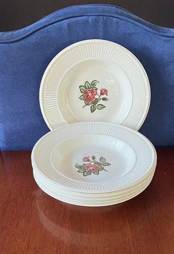 Wedgwood - Tafelservies (6) - Moss Rose - Aardewerk - 6