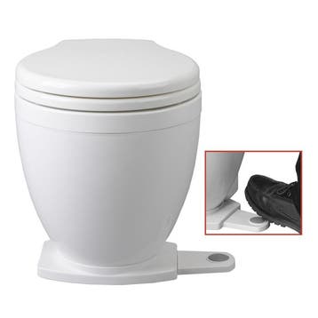 Lite Flush Boordtoilet-Voetbediening-12 volt, Ophalen of Verzenden, Nieuw