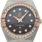 Omega - Constellation Quartz 0.9 Diamond Bezel 12P Diamonds, Nieuw