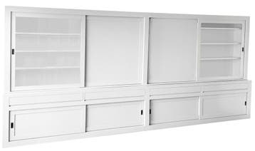 Buffetkast wit Schagen XXXL 580 X 240cm dichte middendeuren, Ophalen of Verzenden, Nieuw