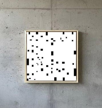 Rita Ernst (1956) - Homage to the Black Square - 0,0,0