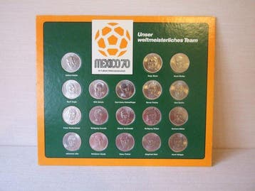 Fußball Weltmeisterschaft MEXICO 70 - SHELL Medaillen-Set, Nieuw