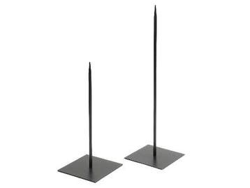 Metaalstaander metalen pin standaard solid zwart ca. 20 cm, Ophalen of Verzenden, Nieuw