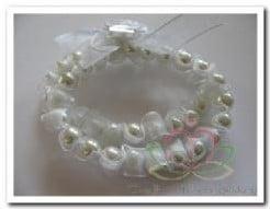 Corsage Polscorsage Ruffles White, Ophalen of Verzenden, Nieuw