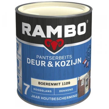 Rambo Pantserbeits Deur & Kozijn Transparant Hoogglans -..., Overige kleuren, Nieuw, Beits, Ophalen of Verzenden