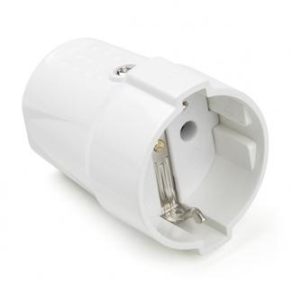 Contrastekker | Q-link (Randaarde, 10/16 A, Wit), Doe-het-zelf en Verbouw, Elektra en Kabels, Verzenden, Nieuw