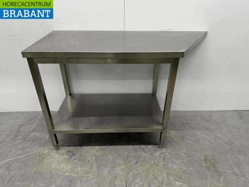 RVS Werktafel Tafel 140/100 x 60 x 90 cm Horeca, Ophalen of Verzenden, Gebruikt