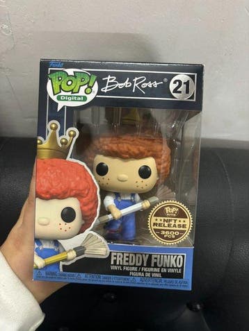 Funko - Pop Funko Pop Digital 21 Freddy Funko (Bob Ross
