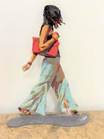 David Gerstein (1944) - sculptuur, Elegant Walker - 41 cm -, Antiek en Kunst, Antiek | Overige Antiek