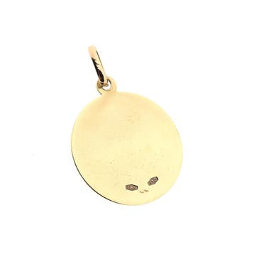 Gouden hanger van Christus (Hanger of bedel), Ophalen of Verzenden, Gebruikt, Goud, Overige merken