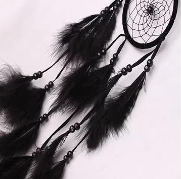 Handgemaakte Dromenvanger met Veren – Boho Wanddecoratie, Verzenden, Nieuw