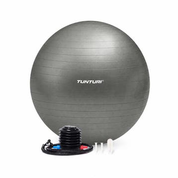 Tunturi Anti Burst Fitnessbal 90 cm Zilver | Retourdeal 30%, Verzenden, Nieuw