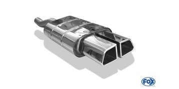 FOX Mini Cooper S - F56 & F57 einddemper middenuitgang - 2x9, Verzenden, Nieuw