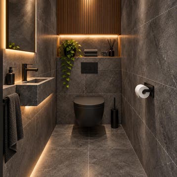 Smoky Black Sugar Effect 60x120 | ACTIE €24,95/m², Nieuw