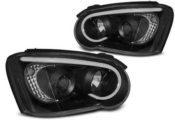 Koplampen Subaru Impreza GD 03-05 Tube zwart, Ophalen of Verzenden, Nieuw