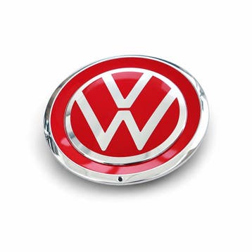 Volkswagen Up! naafkap - chroomglans/tornadorood, Auto diversen, Ophalen of Verzenden, Nieuw