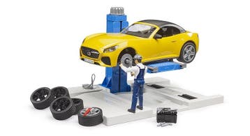 Bruder speelgoed Car Service Center van €58,99 voor €29,49, Ophalen of Verzenden, Nieuw