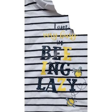Shortsleeves -- Lazy - 62 / Wit, Verzenden, Nieuw