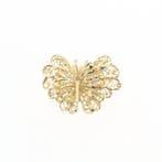 Gouden hanger van een vlinder (Hanger of bedel), Ophalen of Verzenden, Gebruikt, Goud, Overige merken