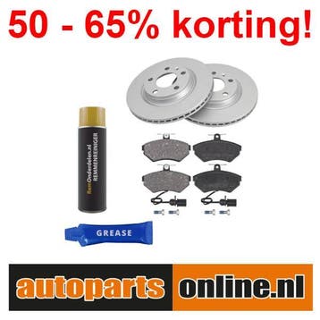 Remschijven + Remblokken Audi A4 voorzijde, Auto-onderdelen, Verzenden, Nieuw, Audi