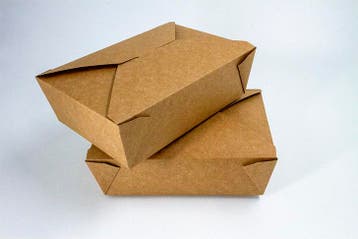 Disposables - Papier - 2000ml Kartonnen Maaltijddozen  x, Ophalen of Verzenden