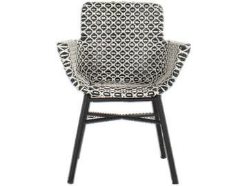 2dekans | Hartman Athene Dining Tuinstoel - Black White -, Ophalen of Verzenden, Zo goed als nieuw