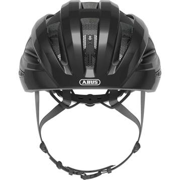 Abus fietshelm Macator shiny velvet black L 58-62cm, Fietsen en Brommers, Fietsaccessoires | Fietshelmen, Ophalen of Verzenden
