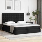 vidaXL Opslag bed met matras met opslag Zwart 160 x 200 cm, Verzenden, Nieuw, Zwart, Overige materialen