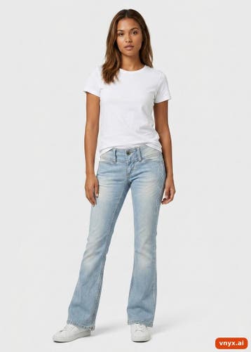 Vintage Jeans Dames maat WW27 / L33 Lichtblauw Vintage, Ophalen of Verzenden, Nieuw