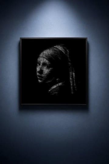 Tijs Dragtsma (1992) - Girl with a Pearl Earring, Antiek en Kunst