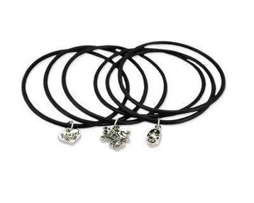 Twilight New Moon - Jelly Bangle Bracelet with Charms, Verzenden, Nieuw