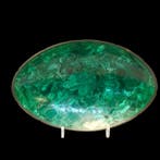 malachiet container - Hoogte: 4.5 cm - Breedte: 23.5 cm- 537, Antiek en Kunst