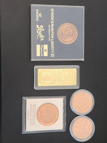 Verenigde Staten. Original&Unique Set with 5 x 1 Oz Fine