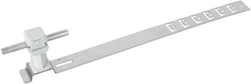 Dehn Dakdoorvoerhouder StSt Kunststof Grijs H36mm Rd 8mm -, Verzenden, Nieuw, Overige typen