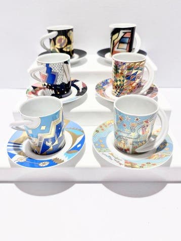Rosenthal - Koffiekopje - Cupola - Porselein - Een set van