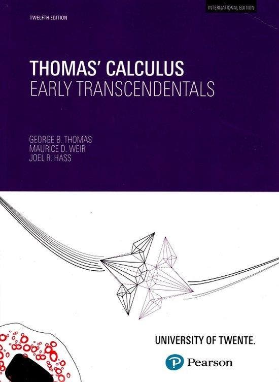 Thomas Calculus Early Transcendentials 9781787260702, Boeken, Studieboeken en Cursussen, Zo goed als nieuw, Verzenden