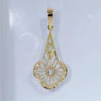 Zonder minimumprijs - Hanger - 18 karaat Geel goud - Diamant