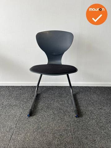 Eromes Marko - Vlinderstoel - slede - antracietgrijze sto..., Vergader- of Presentatieruimte, Ophalen of Verzenden, Gebruikt, Stoel