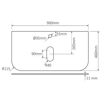 Meubelset Differnz Olle 90 cm Eiken/Wit, Ophalen of Verzenden, Nieuw