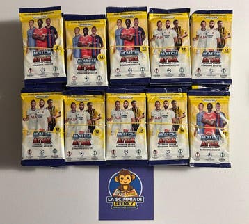 Topps Booster pack - 100 bustine pack Match Attax 2022 23, Nieuw