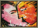 Herman Brood | Giclée: The Kiss,  Afmeting: 80cm x 110cm, Antiek en Kunst, Ophalen of Verzenden