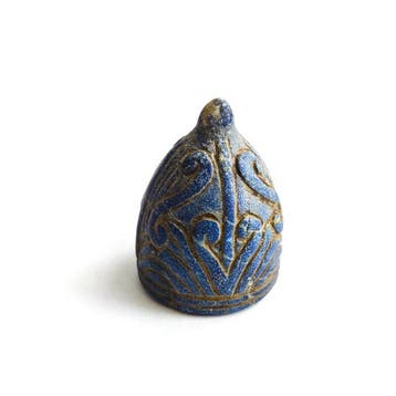 Oud-Centraal-Aziatisch lapis lazuli Schaakspel Geëtste Pion