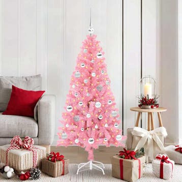vidaXL Kerstboom Roze 150 cm PVC, Verzenden, Nieuw