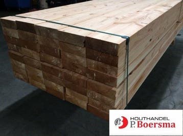 Douglas Balken 75x225 Goedkoop en Geschaafd, Tuin en Terras, Palen, Balken en Planken, Nieuw, 250 cm of meer, Balken