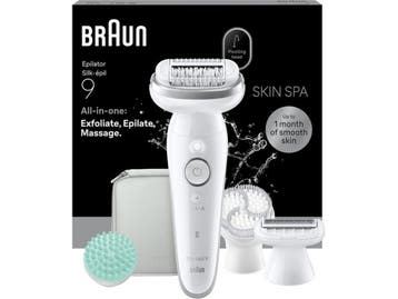 Braun Silk·épil 9 SkinSpa 9-080 - Wet & Dry Epilator -, Verzenden, Zo goed als nieuw