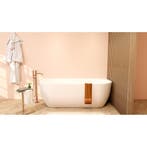 Wiesbaden Liora Half Vrijstaand Ligbad - 180x80cm - Acryl, Ophalen of Verzenden, Nieuw