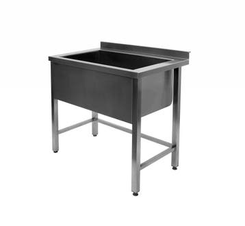 Spoeltafel RVS | grote spoelbak | 120x70x85 cm HorecaTraders, Verzenden, Nieuw in verpakking