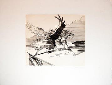 Claude Weisbuch (1927-2014) - Le combat de lange